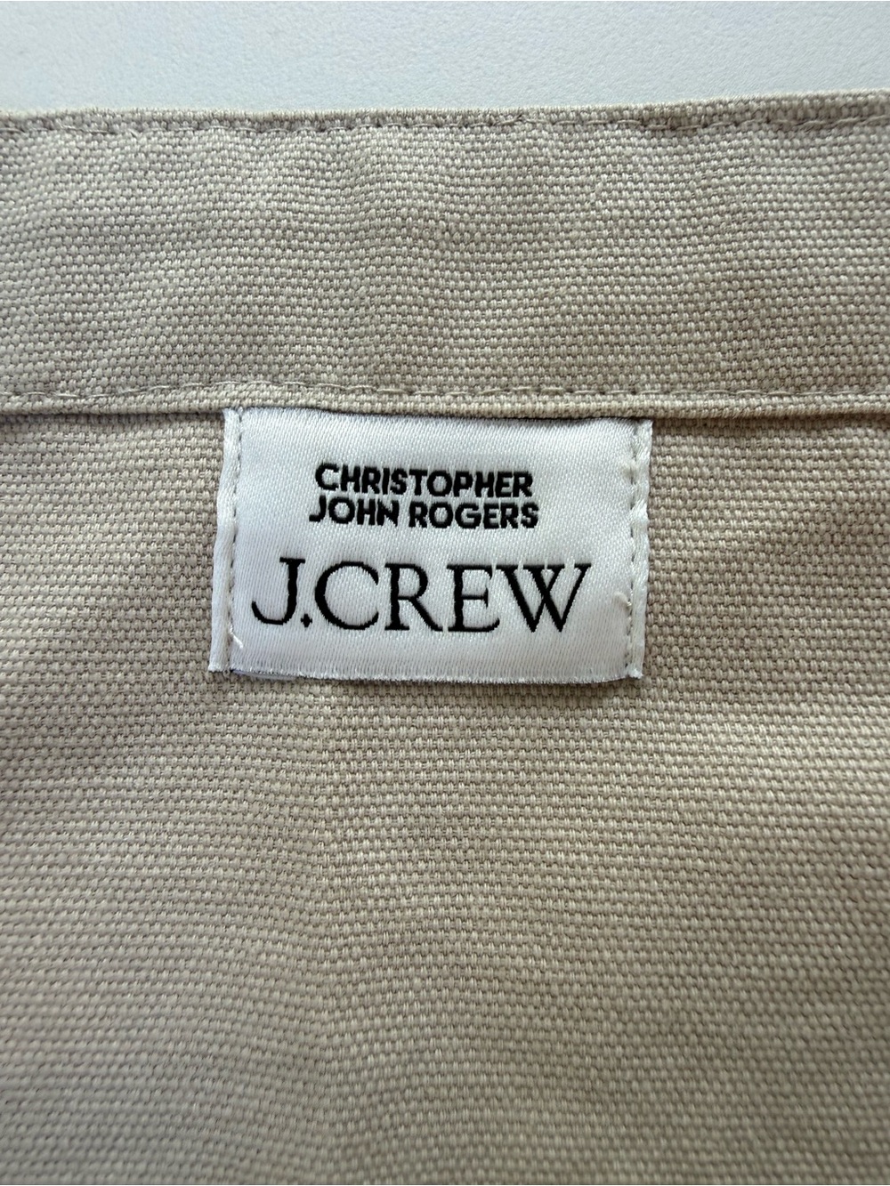 J.Crew x Christopher John Rogers Sequined Stripe Canvas Tote Bag Limited Ed, NWT - Picture 2 of 8
